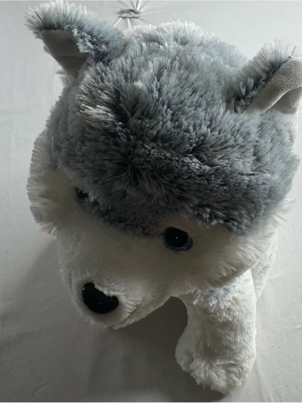 Sky Gray and White Husky Plush Toy